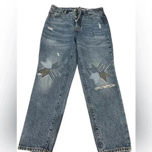 Old Navy High Rise Slouchy Straight Jeans -  6P